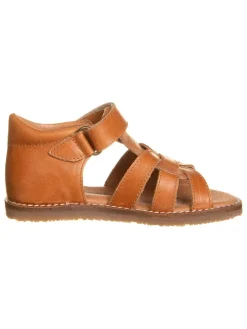 Leder-Sandalen "Atenas" in Hellbraun