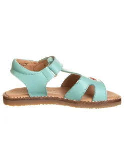 Leder-Sandalen "Atenas" in Mint