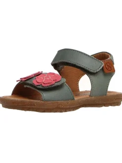 Leder-Sandalen "Begonia" in Khaki