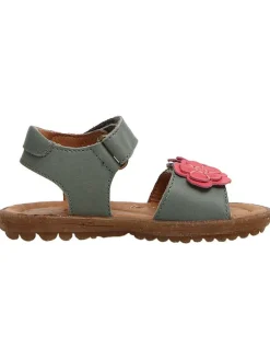 Leder-Sandalen "Begonia" in Khaki