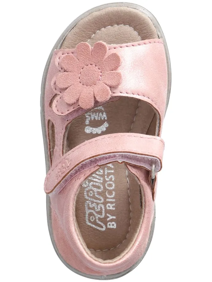 Leder-Sandalen "Betty" in Rosa
