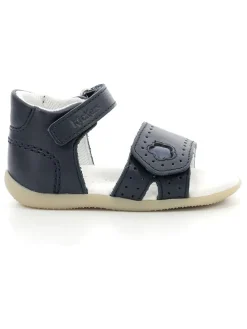 Leder-Sandalen "Bigkratch" in Dunkelblau