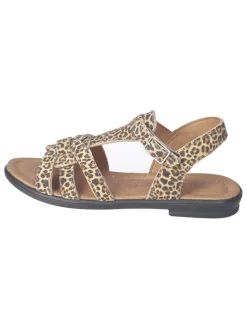 Leder-Sandalen "Birte" in Beige