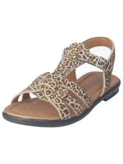 Leder-Sandalen "Birte" in Beige