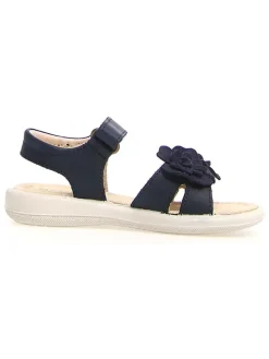 Leder-Sandalen "Cipria" in Dunkelblau