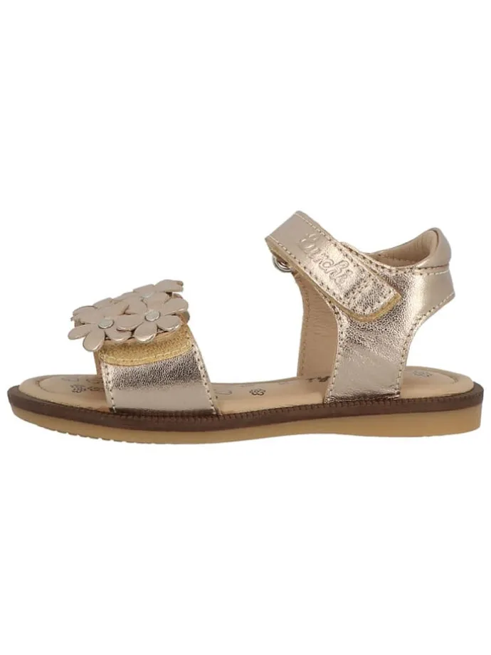 Leder-Sandalen "Cosy 1" in Gold