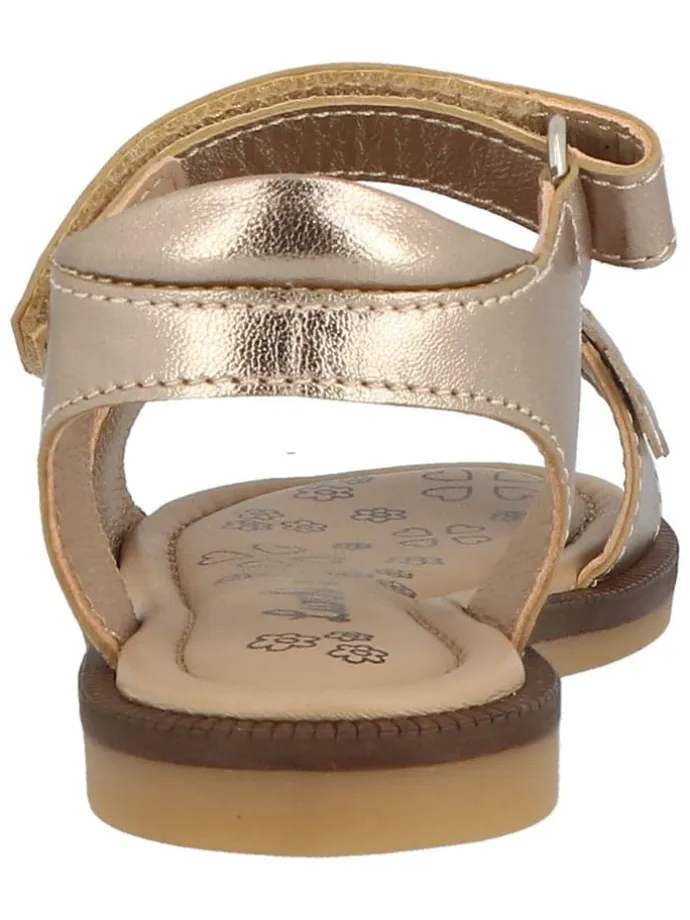 Leder-Sandalen "Cosy 1" in Gold