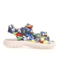 Leder-Sandalen "Dock" in Bunt