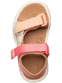 Leder-Sandalen in Pink