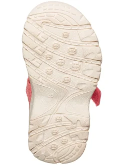 Leder-Sandalen in Pink