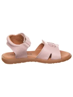 Leder-Sandalen in Rosa