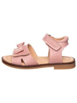 Leder-Sandalen in Rosa