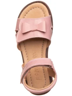 Leder-Sandalen in Rosa