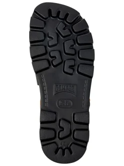 Leder-Sandalen in Schwarz