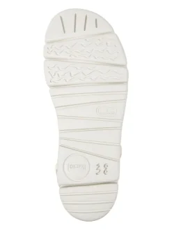 Leder-Sandalen in Weiß