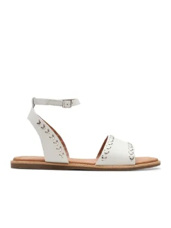 Leder-Sandalen "Maritime May" in Weiß