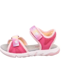 Leder-Sandalen "Pebbles" in Rosa/ Pink