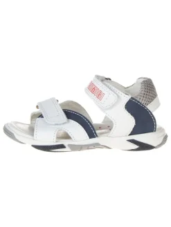 Leder-Sandalen "Play super sand" in Weiß