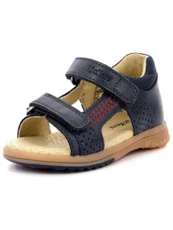 Leder-Sandalen "Plazabi" in Dunkelblau