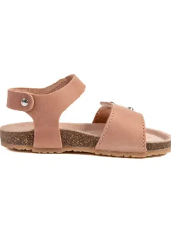 Leder-Sandalen "Rosso" in Rosa