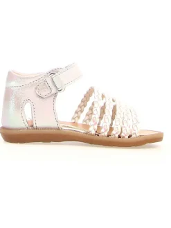 Leder-Sandalen "Rubino" in Rosa