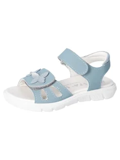 Leder-Sandalen "Sasika" in Hellblau