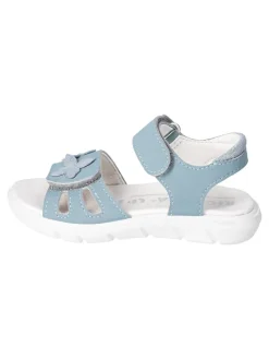 Leder-Sandalen "Sasika" in Hellblau