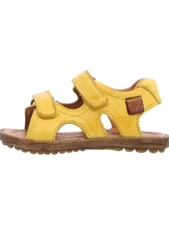 Leder-Sandalen "Sky" in Gelb