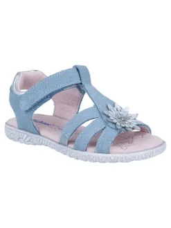 Leder-Sandalen "Sole" in Blau