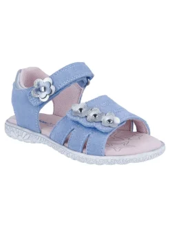 Leder-Sandalen "Sole" in Blau