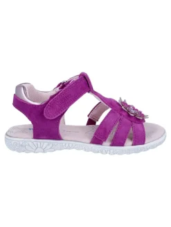 Leder-Sandalen "Sole" in Fuchsia