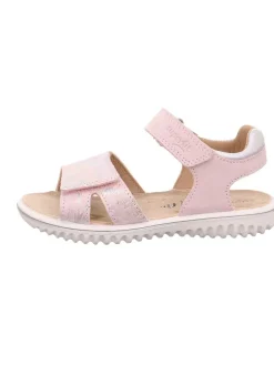 Leder-Sandalen "Sparkle" in Rosa