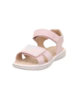 Leder-Sandalen "Sparkle" in Rosa