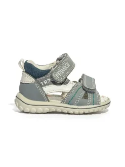 Leder-Sandalen "Sweet" in Grau