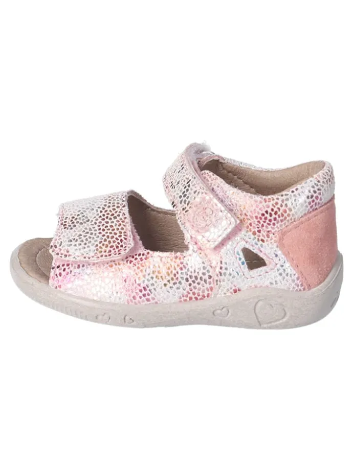 Leder-Sandalen "Taya" in Rosa