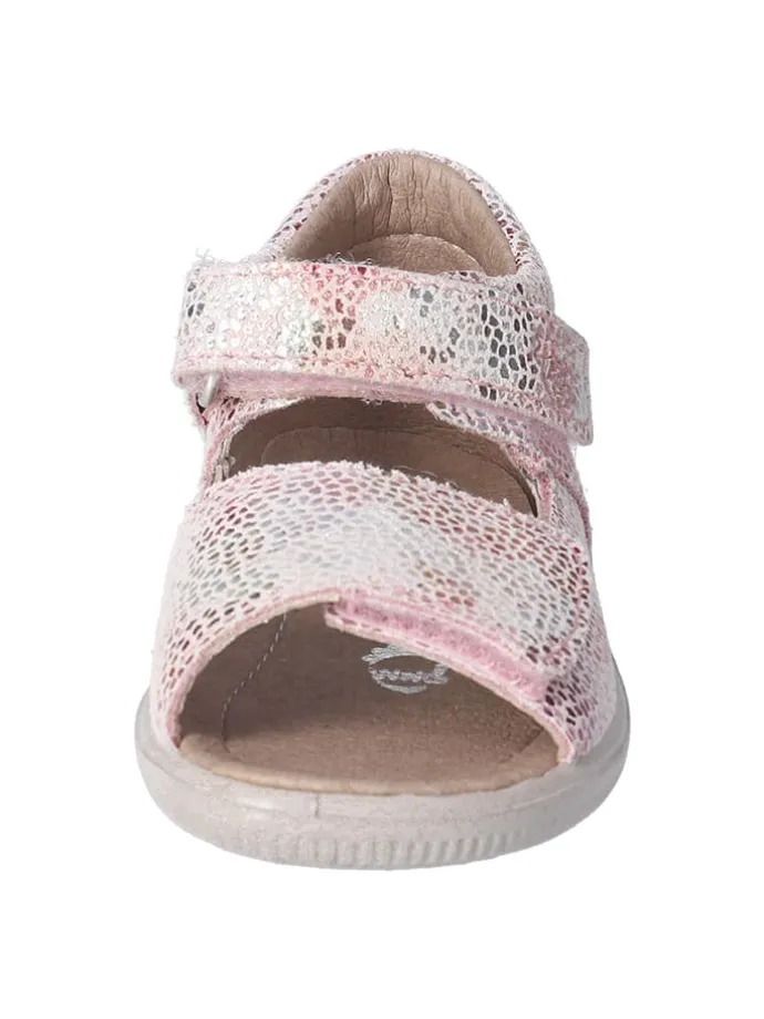 Leder-Sandalen "Taya" in Rosa