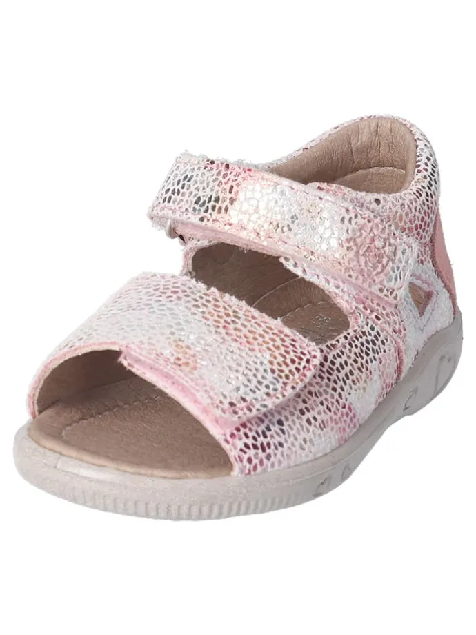 Leder-Sandalen "Taya" in Rosa