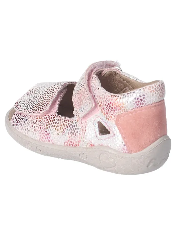 Leder-Sandalen "Taya" in Rosa