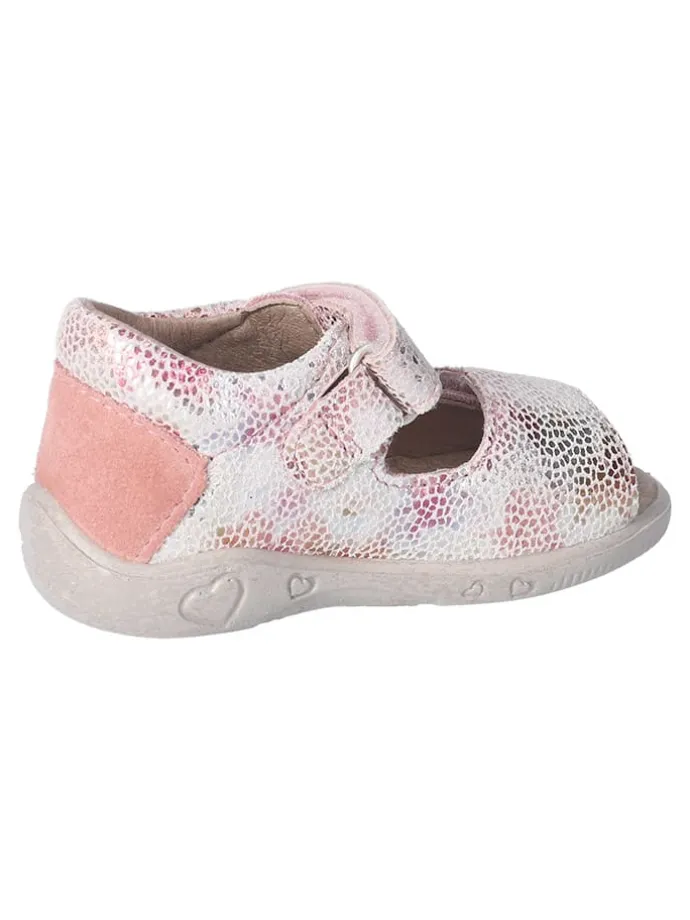 Leder-Sandalen "Taya" in Rosa