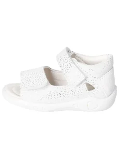 Leder-Sandalen "Taya" in Weiß