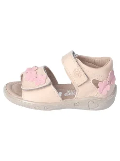 Leder-Sandalen "Tildi" in Beige