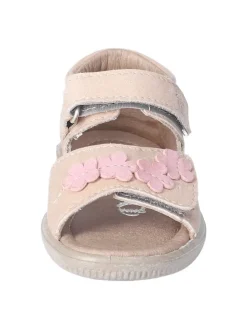 Leder-Sandalen "Tildi" in Beige