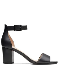 Leder-Sandaletten "Deva Mae" in Schwarz