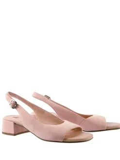 Leder-Sandaletten "Elsa" in Rosa