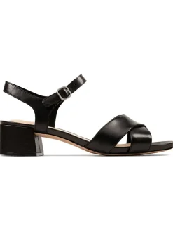 Leder-Sandaletten "Sheer35 Strap" in Schwarz