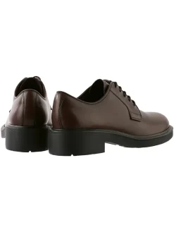 Leder-Schnürschuhe "George" in Braun