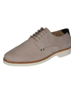 Leder-Schnürschuhe "Giorgio" in Beige