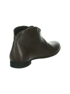 Leder-Schnürschuhe in Braun