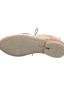 Leder-Schnürschuhe in Bunt