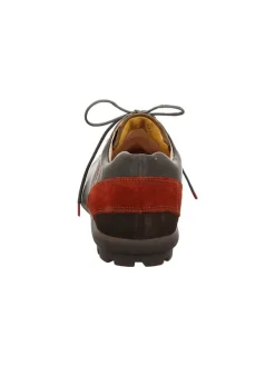 Leder-Schnürschuhe in Bunt